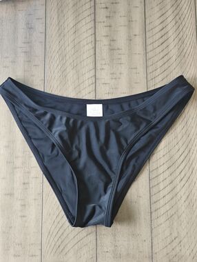 wild fable Black High-Rise Bikini Bottom